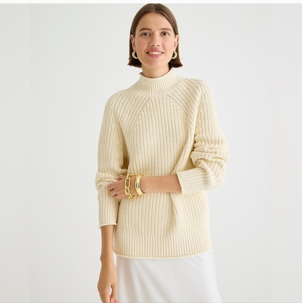 J. Crew Relaxed Rollneck Sweater